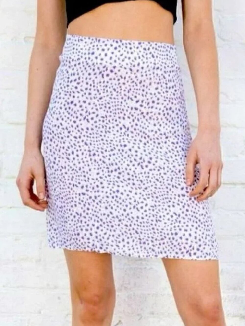 Brandy Melville Lilac Floral Skirt